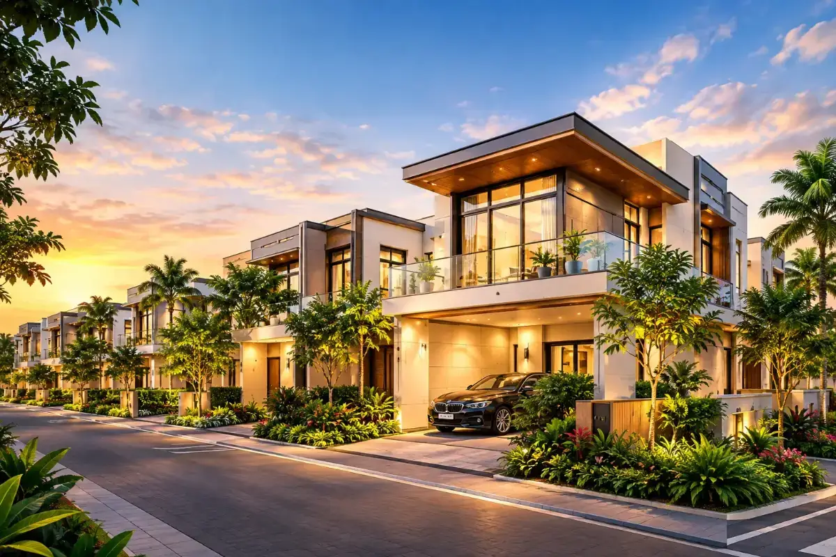Myhna Meadows villa community on Varthur Main Road