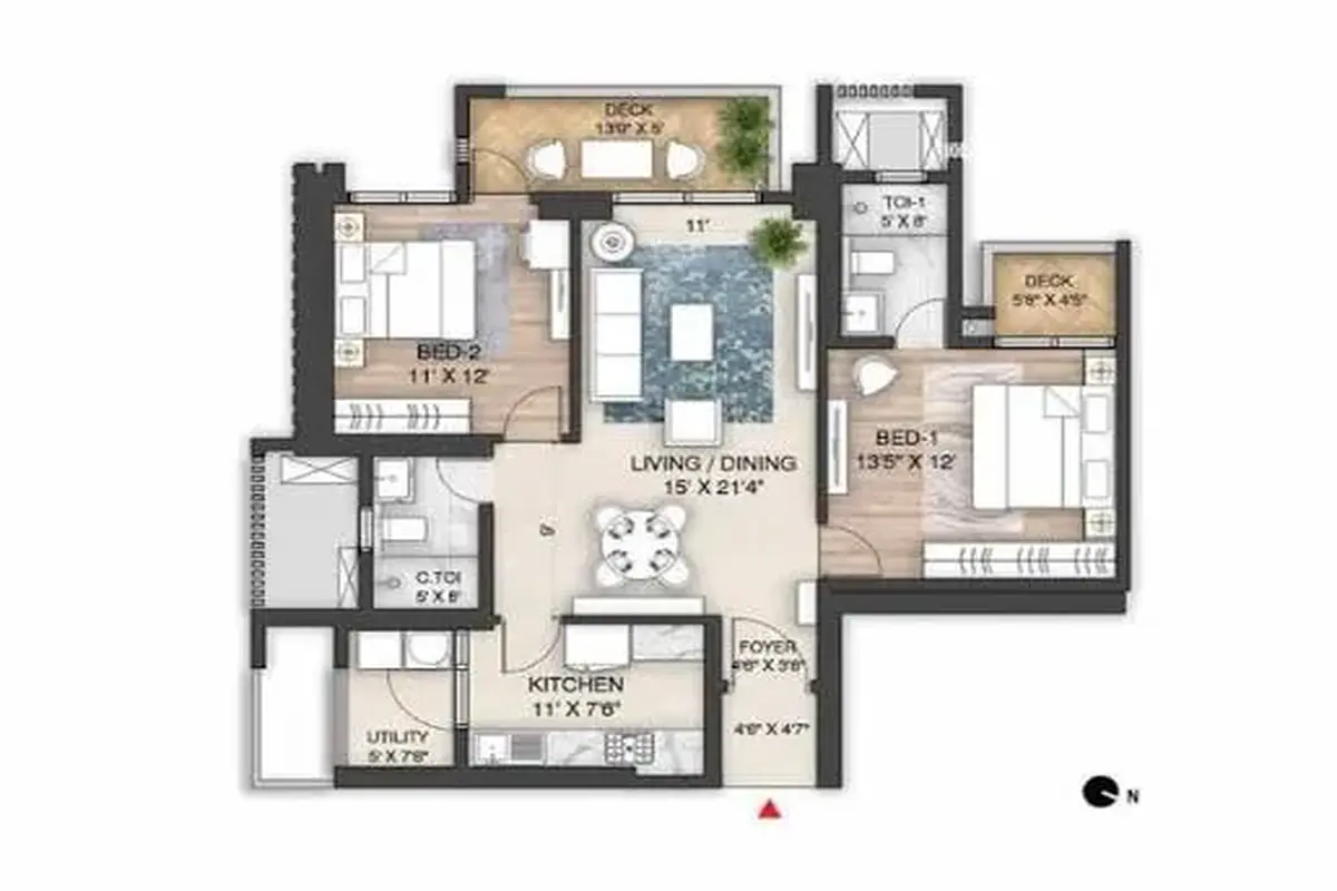 Prestige City Villas floor palns 2