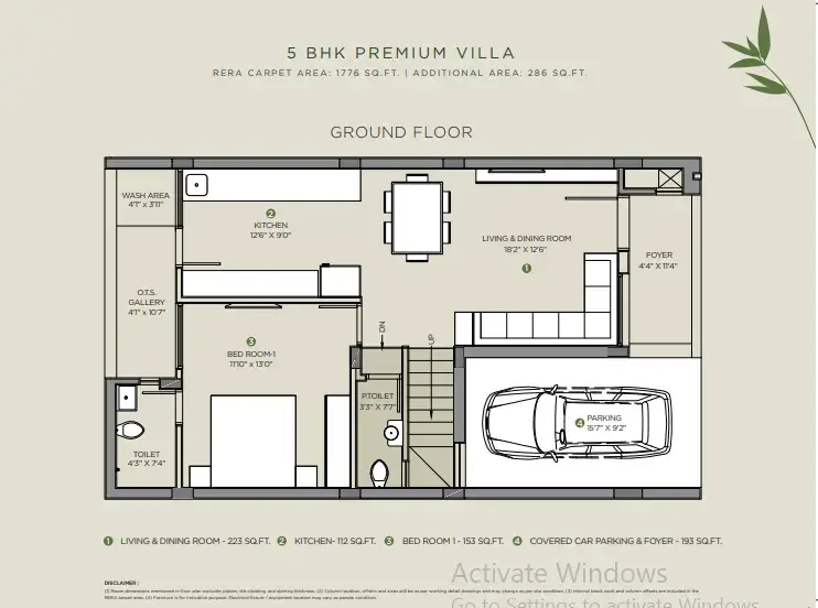 arvind-forest-trails-5bhk-premium-villa-floor-plan