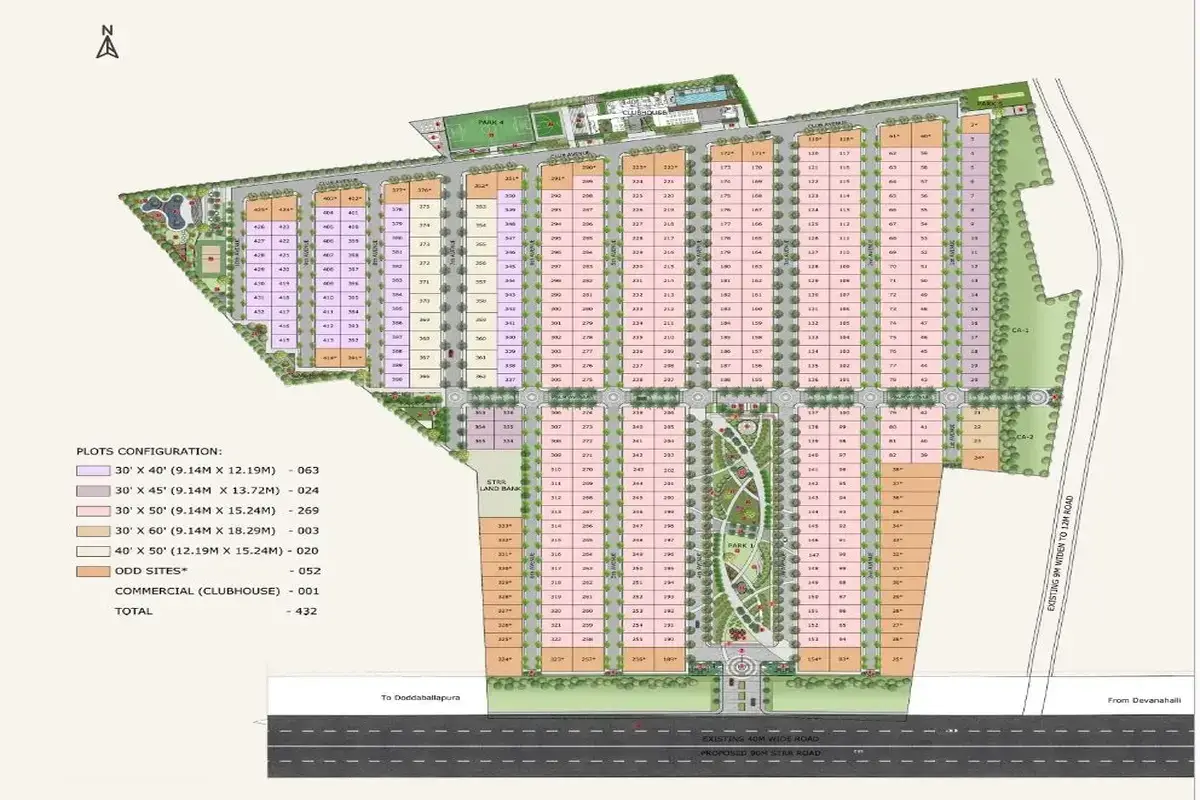 dsr villas in sarjapur master paln