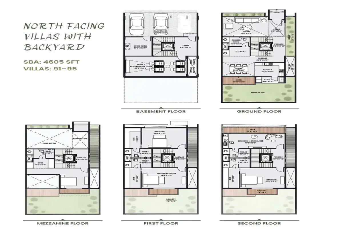 Bandu Eco Crest North-Facing Villas With Backyard