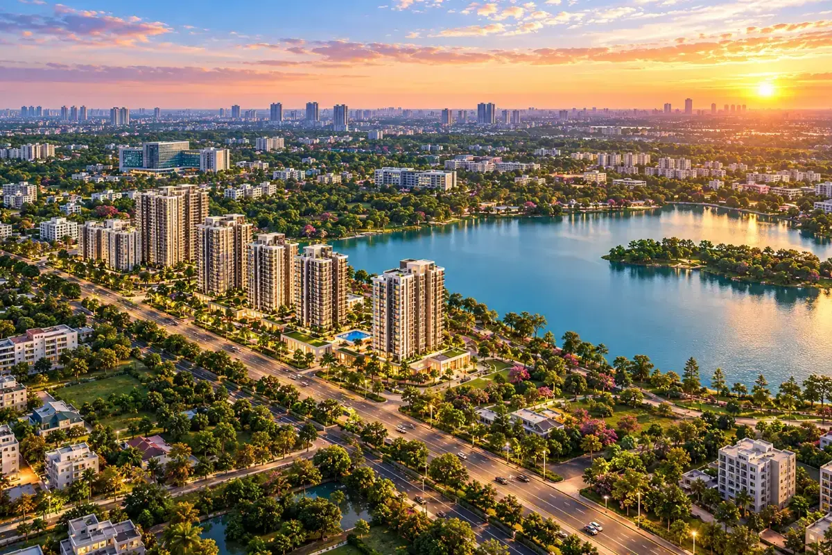 NVT Sky Villas landscaped open spaces and greenery
