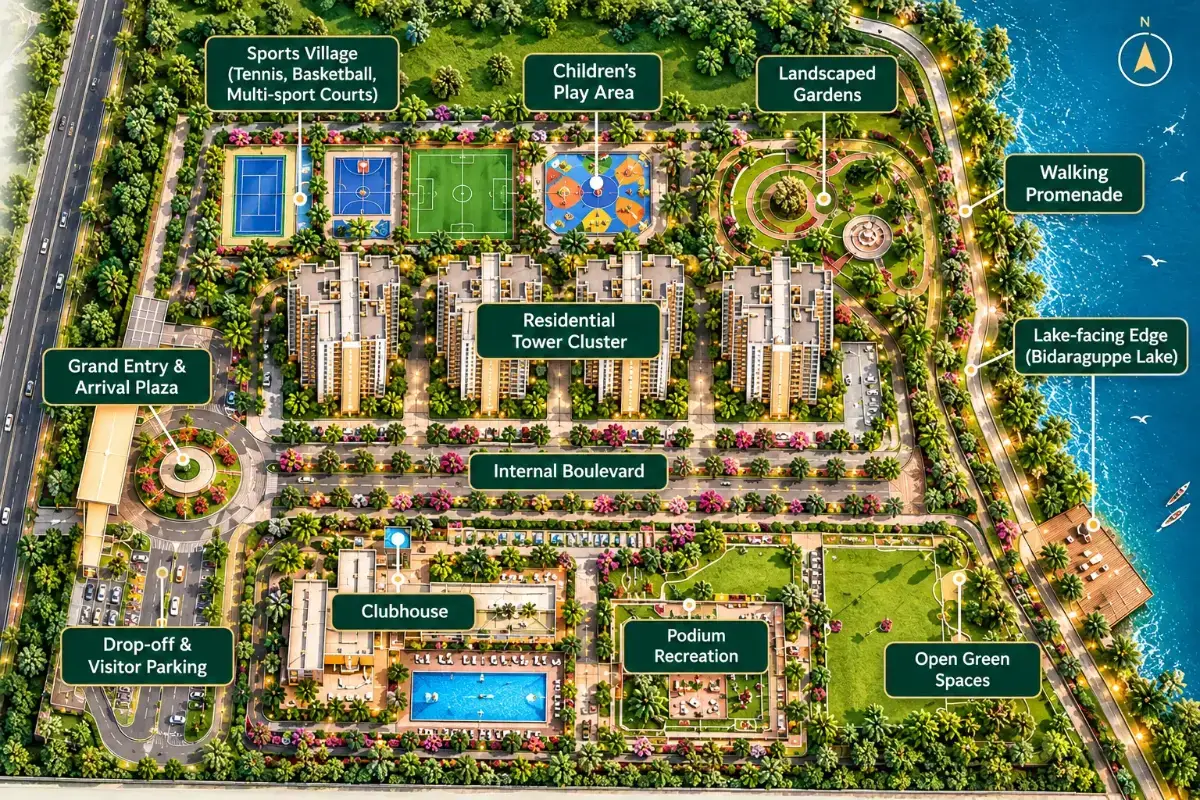 NVT Sky Villas residential master plan and layout