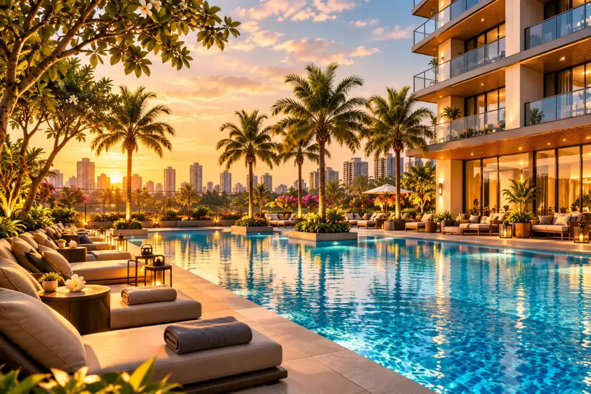 NVT Sky Villas residential swimming pool amenity