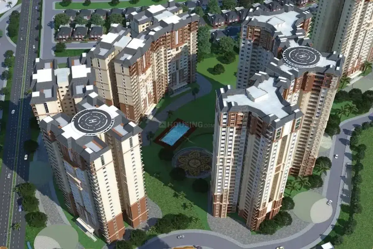 Prestige Lakeside Habitat residential community with villas and landscaped surroundings